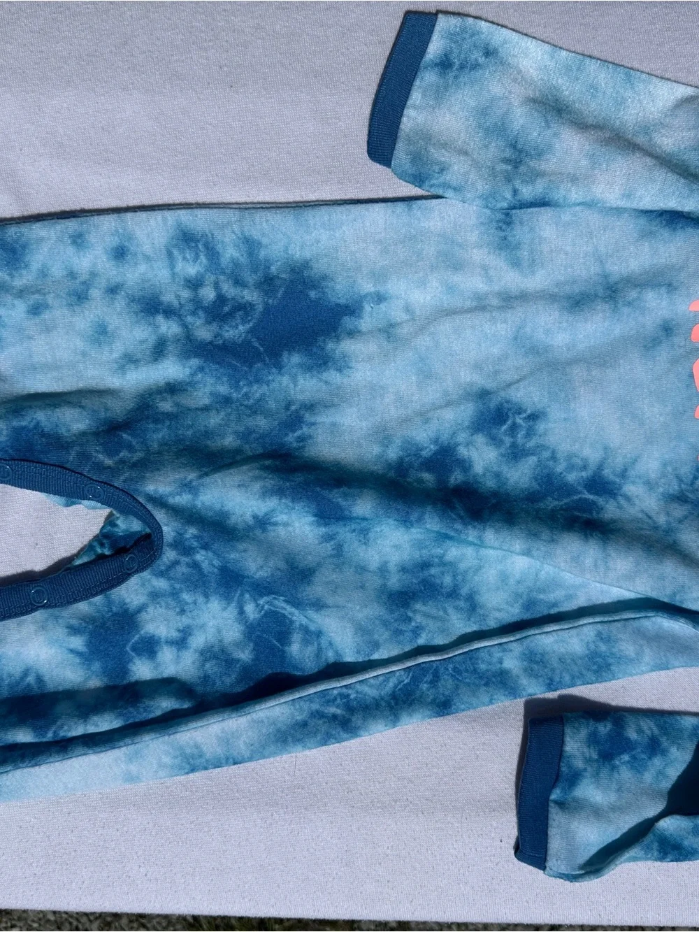 Blue Tie-Dye 'Me Neither' One-Piece Bodysuit(26)